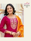 Rinkle By Aanchi Vichitra Embroidery Readymade Suits Wholesale Market In Surat
